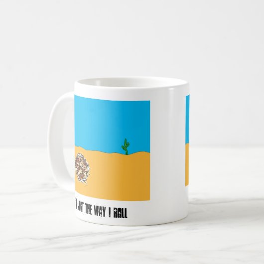 RollenTumbleweed Kaffeetasse (Vorderseite Links)