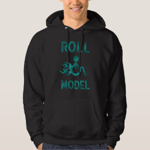 Rollenvorbild Behinderungsbewusstsein Pwd Rollstuh Hoodie