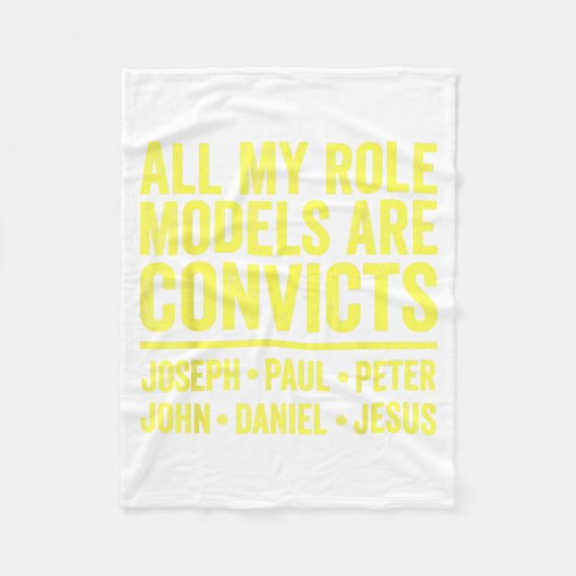 Rollenvorbilder sind Sträflinge Joseph Paul Peter Fleecedecke (Vorderseite)