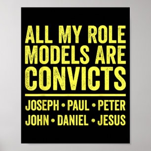 Rollenvorbilder sind Sträflinge Joseph Paul Peter Poster