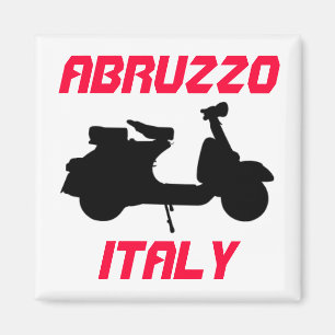 Roller, Abruzzo, Italien Magnet