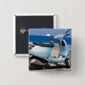 Roller auf dem Strand | Ephesus, die Türkei Button (Vorne & Hinten)