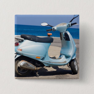 Roller auf dem Strand   Ephesus, die Türkei Button