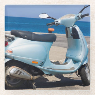 Roller auf dem Strand   Ephesus, die Türkei Glasuntersetzer