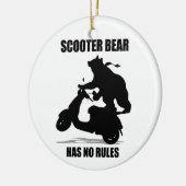 Roller-Bär Keramik Ornament (Links)