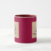 Roller-… Basset Hound-Welpe! … Kaffeetasse (Zentrum)