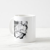 Roller behalten den Glauben Kaffeetasse (Vorderseite Links)