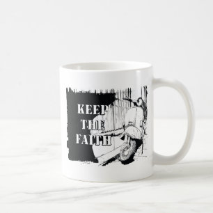 Roller behalten den Glauben Kaffeetasse