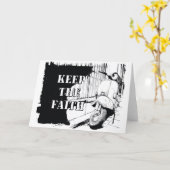 Roller behalten den Glauben Karte (Gelbe Blume)