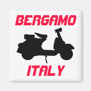 Roller, Bergamo, Italien Magnet