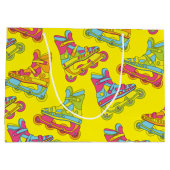 Roller Blades Skate Kindergeburtstag Party Skaten Große Geschenktüte (Rückseite)