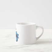 Roller-Blau Espressotasse (Rechts)