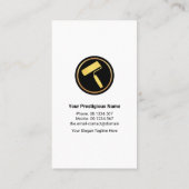 Roller Brush Painting Colorful Zuhause Contractor Visitenkarte (Rückseite)