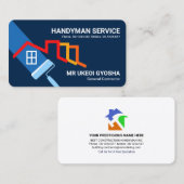 Roller Brush Painting Dachdecker-Unternehmer Visitenkarte (Vorne/Hinten)