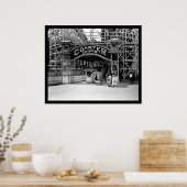 Roller Coaster at Glen Echo Park 1928 Poster (Küche)