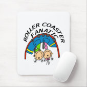 Roller Coaster Fanatiker Mousepad (Mit Mouse)