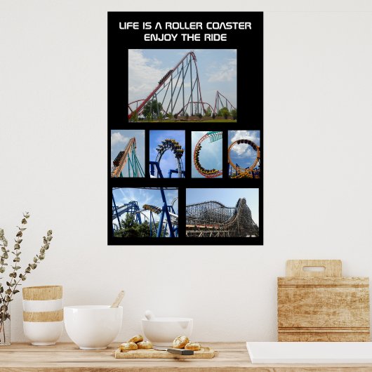 Roller Coaster Ride Poster (Küche)