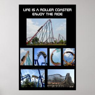 Roller Coaster Ride Poster