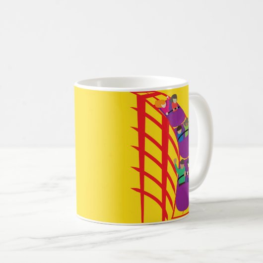 Roller Coaster Upclose Kaffeetasse (VorderseiteRechts)