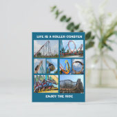 ROLLER COASTERS  POSTKARTE (Stehend Vorderseite)