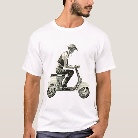 Roller-Cowboy T-Shirt (Vorderseite)