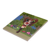 Roller Derby Anime Fairy Skaten Fliese (Seite)