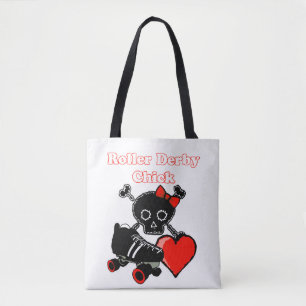 Roller Derby Chick (rot) Tasche