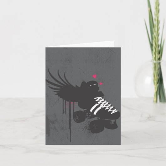 Roller Derby Greeting Card Karte (Vorderseite)