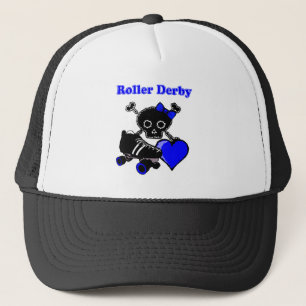 Roller Derby Heart (Blue) Truckerkappe