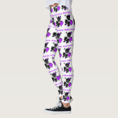 Roller Derby Heart (Lila) Leggings (Links)
