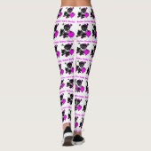 Roller Derby Heart (rosa) Leggings (Rückseite)