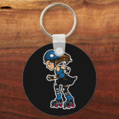 Roller Derby Jammer Schlüsselanhänger (Vorderseite)
