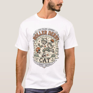 Roller Derby Katze Roller Derby Katze Vintage Vekt T-Shirt