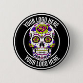 Roller Derby Kreis-Logo Button (Vorderseite)