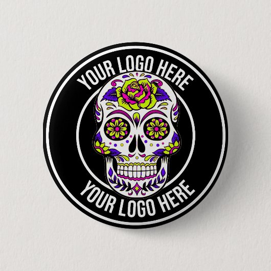 Roller Derby Kreis-Logo Button (Vorderseite)
