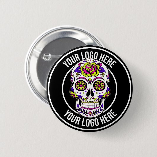 Roller Derby Kreis-Logo Button (Vorne & Hinten)