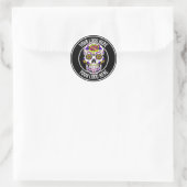Roller Derby Kreis-Logo Runder Aufkleber (Tasche)