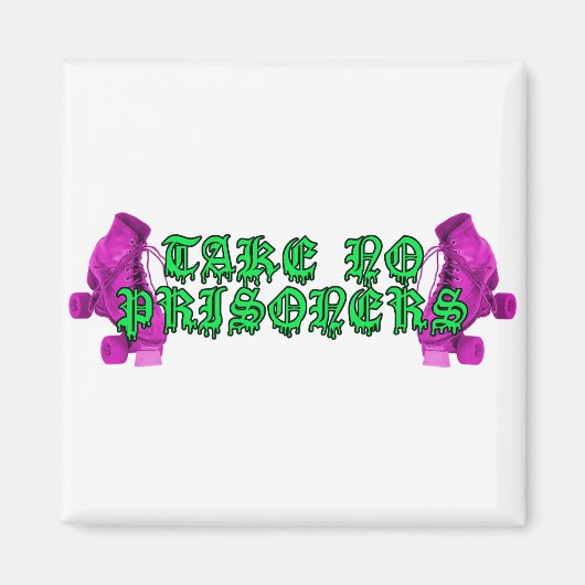 Roller Derby - Nimm keine Gefangenen! Magnet (Vorne)
