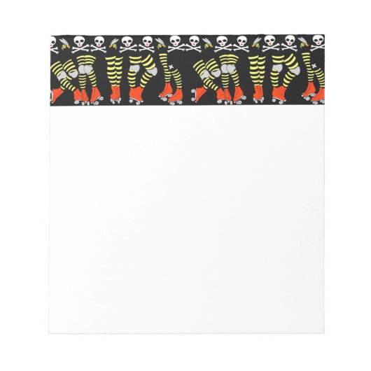 Roller Derby Notepad Notizblock (Vorderseite)