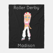Roller Derby Personalisiert Fleece Blanket (Vorderseite)