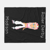 Roller Derby Personalisiert Fleece Blanket (Vorderseite (Horizontal))