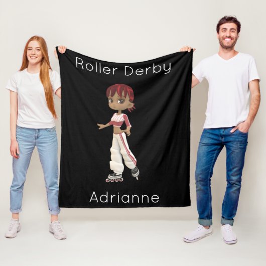Roller Derby Personalisiert Fleece Blanket (Beispiel)