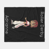 Roller Derby Personalisiert Fleece Blanket (Vorderseite (Horizontal))