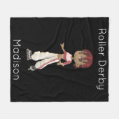 Roller Derby Personalisiert Fleece Blanket (Vorderseite (Horizontal))