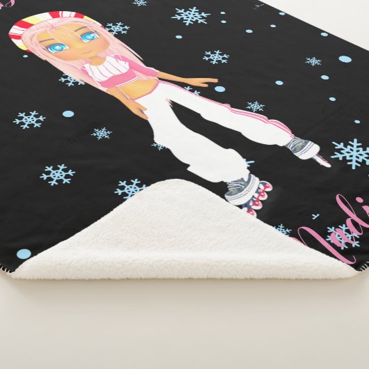 Roller Derby Personalisiert Sherpa Blanket Sherpadecke (3/4)