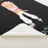 Roller Derby Personalisiert Sherpa Blanket Sherpadecke (3/4)
