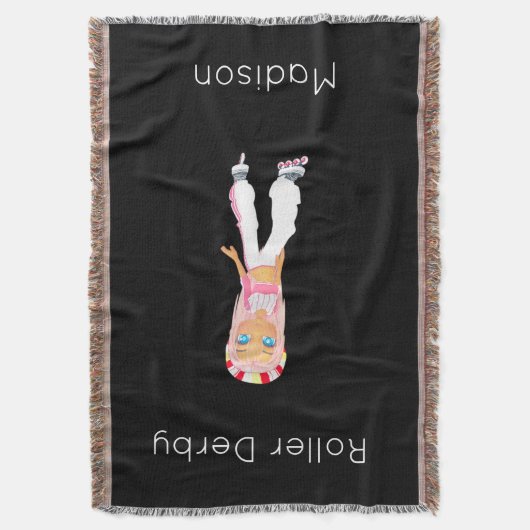 Roller Derby Personalisiert Throw Blanket Decke (Vorderseite Vertikal)