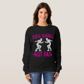 Roller Derby Player Passed Skaten Team Sweatshirt (Vorne ganz)