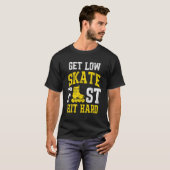 Roller Derby Player Skate Fast Skating Team T-Shirt (Vorne ganz)