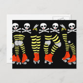 Roller Derby Postcard Postkarte (Vorne/Hinten)